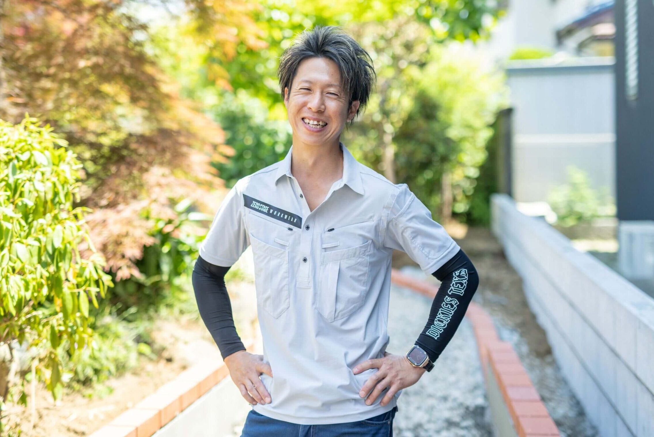 代表・名取が全工程を直接施工